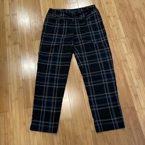 Zac & Rachel Lightweight Plaid Pants Size 6